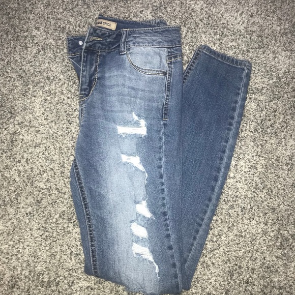 Blue Spice Denim - Blue Spice High Waisted Skinny Jeans